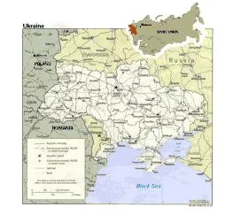 Розташування підприємства на карті України